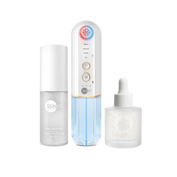 Deepcare O2 Hydro-Facial Pore Refiner & ABC Serum Bundle