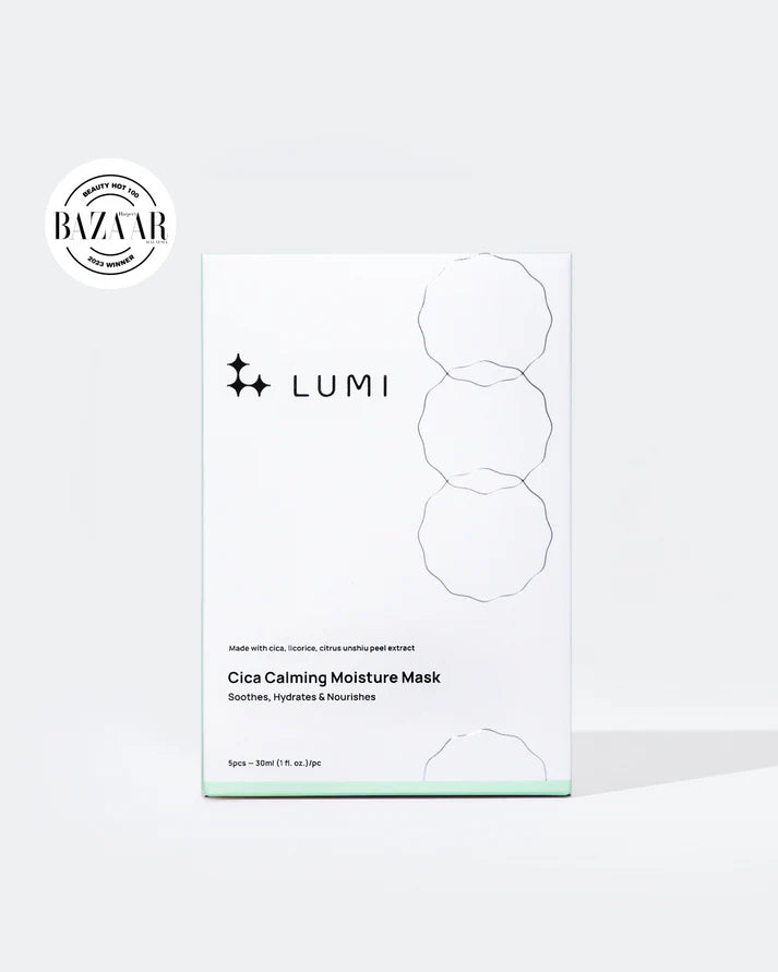 LUMI Cica Calming Moisture Mask 5s