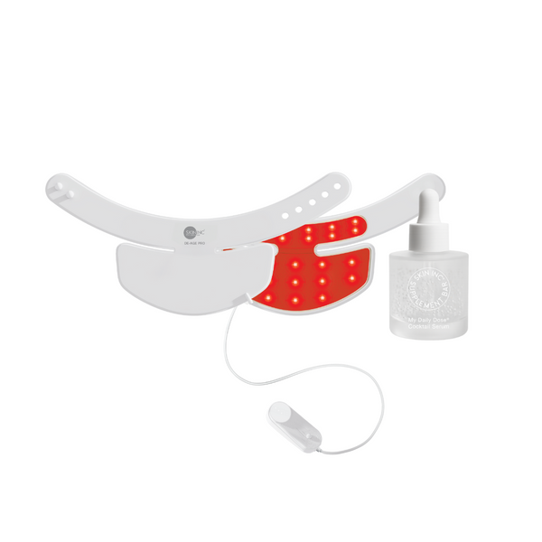 De-Age Pro LED Fine Lines & Neck Wrinkle Serum Kit