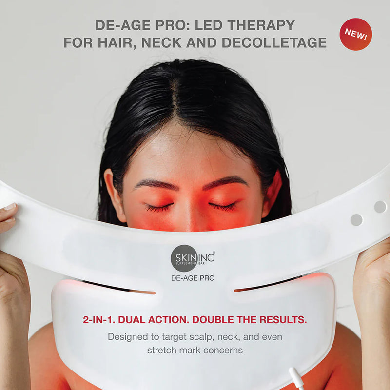 De-Age Pro: LED Therapy For Hair, Neck and Decolletage