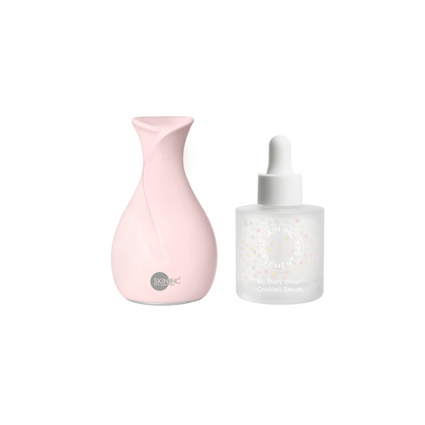 ABC with Cryo Bundle Set: Cryo Ice Sake Roller + MDD Glow Serum