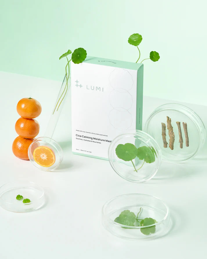 LUMI Cica Calming Moisture Mask 5s