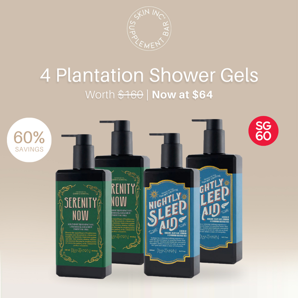 Shower Gel Bundle: Serenity Now x 2, Nightly Sleep Aid x 2