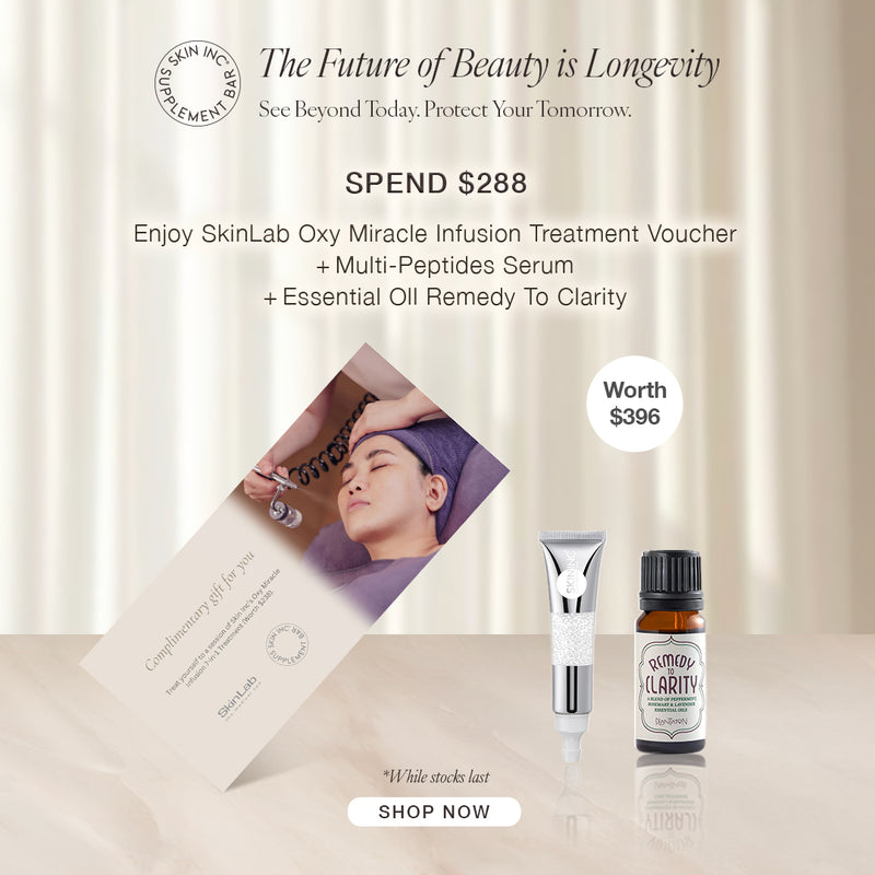 [Nov GWP] Get SkinLab Voucher + Multi-peptides Serum + Remedy to Clarity Essential Oil (Worth $396)