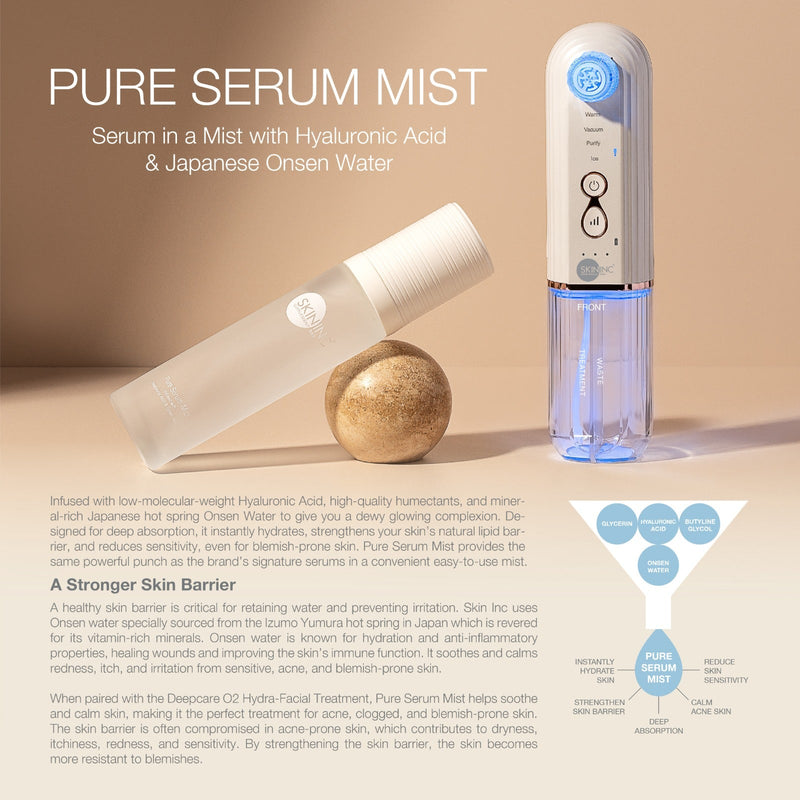 Berry Clear Skin Set | with Deepcare O2 Hydro-Facial Pore Refiner Device & ABC Serum